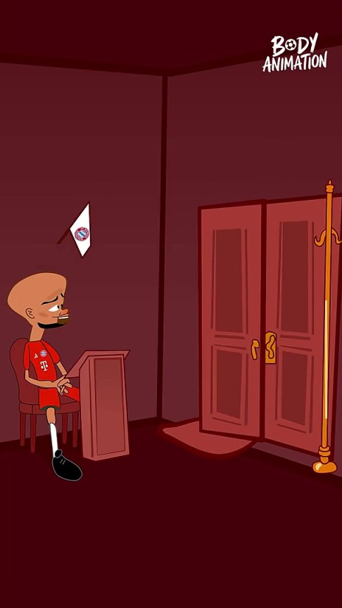 就這么短？外網(wǎng)動(dòng)畫(huà)惡搞：杰克遜去慕尼黑在孔帕尼面前轉(zhuǎn)了一圈！